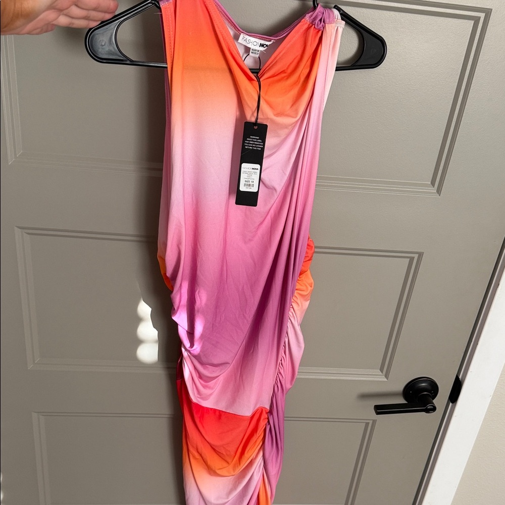 Fashion Nova Candy Skies Ombre Maxi Dress